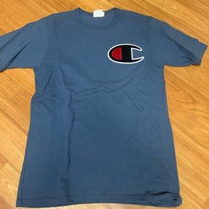 Sm blue champion shirt